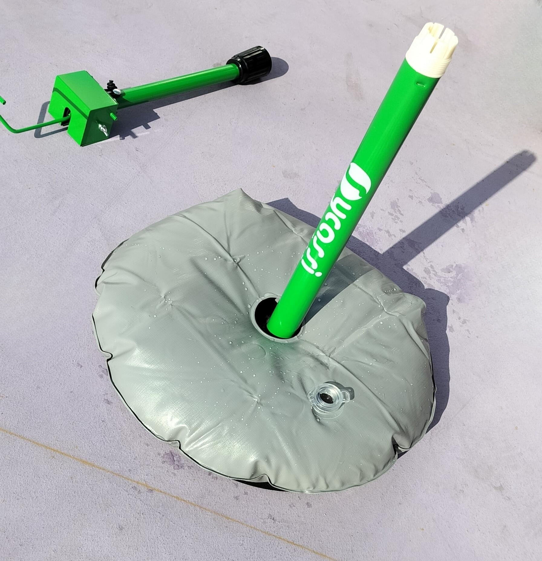 2-in-1 Pickleball & Tennis Topspin Trainer – Tool-Free 2-Min Assembly, Ultra-Stable Water-Filled Base, Indoor/Outdoor Use, Bonus Replacement Balls & Posture-Correcting Mesh Wings for Skill Boost
