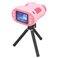 thumbnail image 4 of Telescopio de Mano con Lente Dual, Cámara y Pantalla LCD de 2 Pulgadas, Tarjeta de Almacenamiento de 32 GB, Rosa, 4 of 10