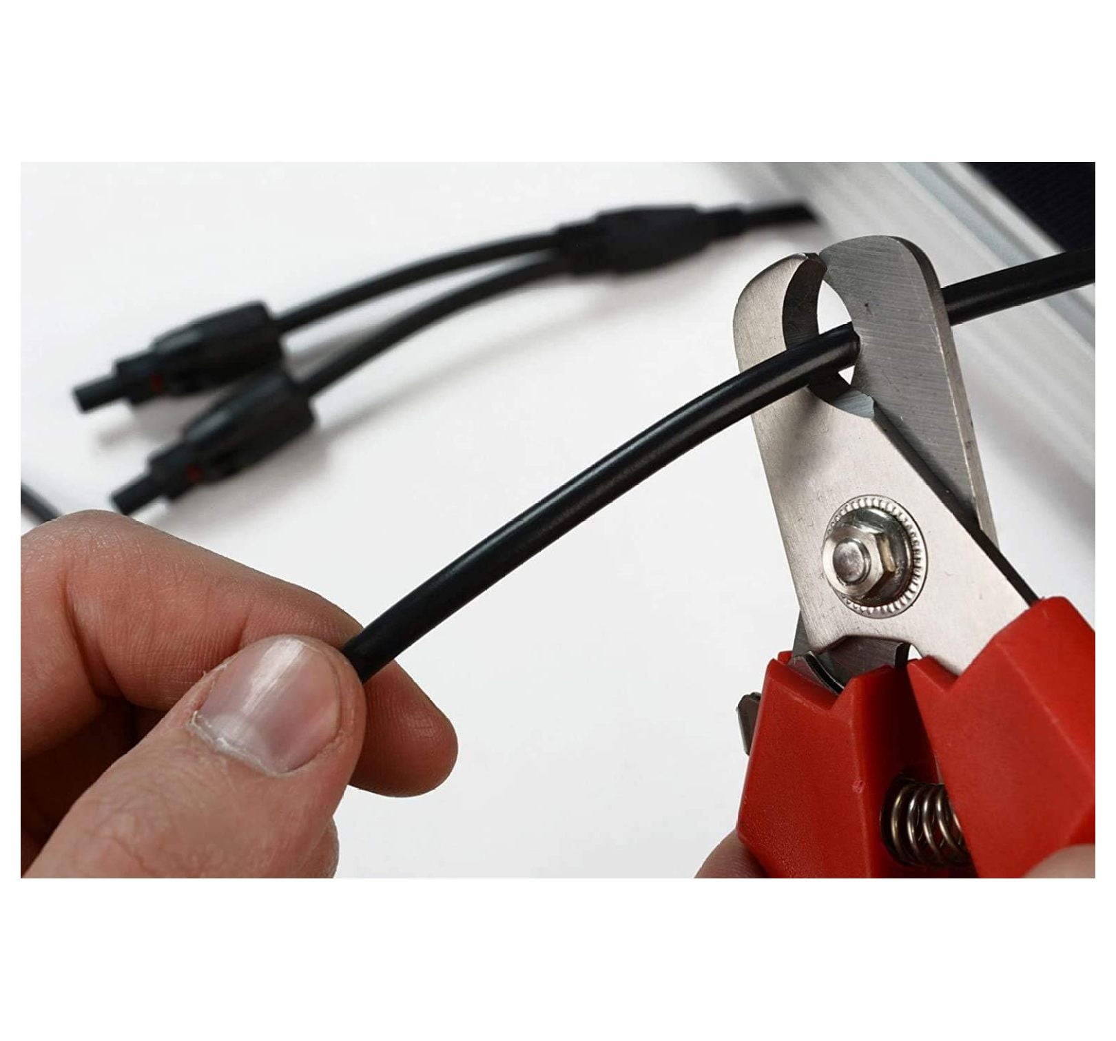 TEMCo 10 AWG/Gauge Solar Cable - Made in The USA 40 Feet Red(Variety of Lengths Available)