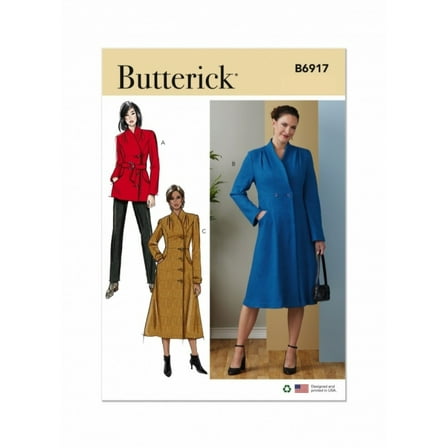 Butterick Sewing Pattern 6917 Women P5 (12-14-16-18-20)