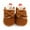 Brown, variant on Baby Girls Soft Velvet Cotton Boots Infants Winter Warm Crib Shoes First Walkers 0-18M