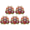 thumbnail image 1 of 5 Uds 5D DIY Taladro Parcial Con Forma Especial Esqueleto Candelabro 30x30cm, 1 of 2