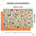 thumbnail image 6 of Yayeee Doormat for Inside 20"x32" Absorbent Low-Profile Washable Non-Slip Rubber Backed Entryway Rug, Beige Cartoon Animals, 6 of 8