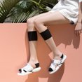 thumbnail image 3 of 3 Pairs Women Compression Socks Breathable Knee High Socks Travel Socks, 3 of 10