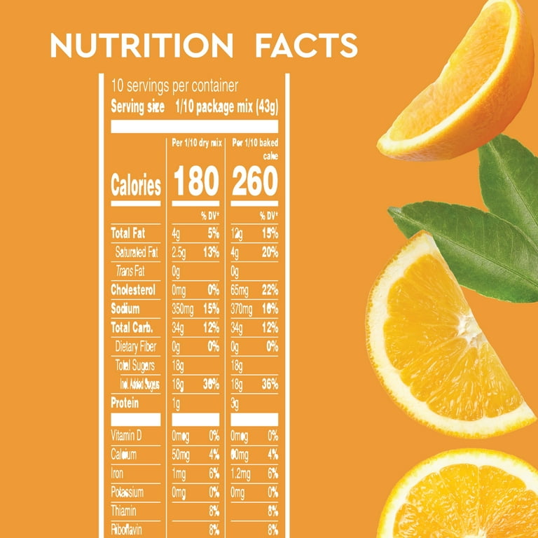 Duncan Hines Signature Perfectly Moist Orange Supreme Cake Mix