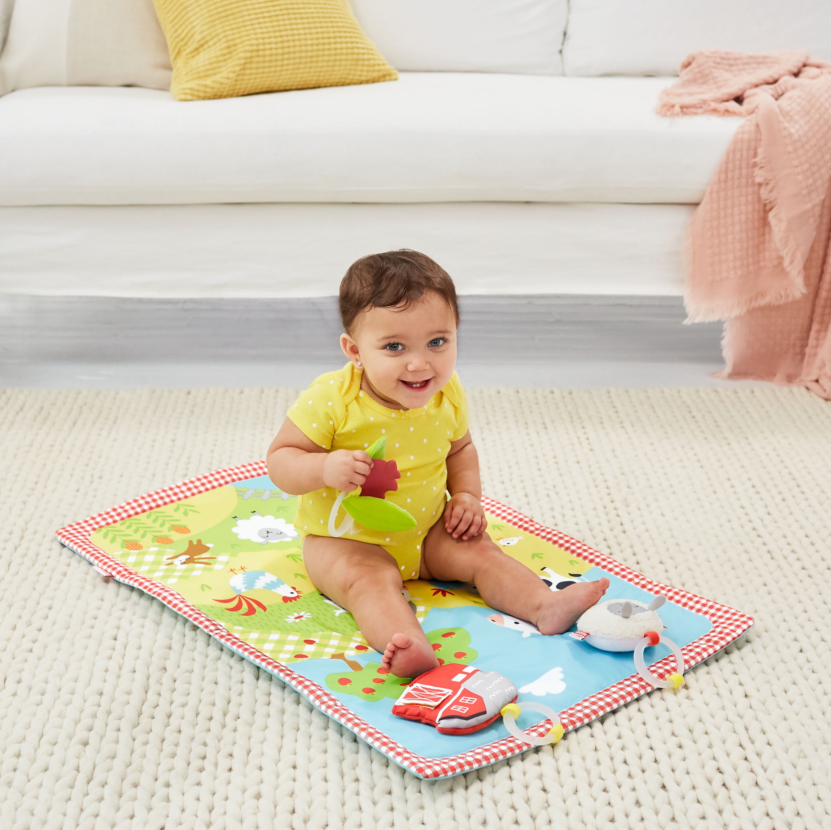 Skidaddle By Skip Hop Tummy Time Mat At The Farm Walmart Com