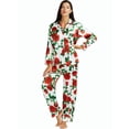 thumbnail image 2 of LONXU Women's Sleepwear Silk Satin Luxury Nightwear Sets XS-XXXL, 2 of 3