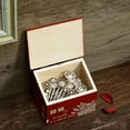 thumbnail image 3 of Coofit Desktop Storage Box Creative Wood House Shape Jewelry Organizer for Home Office, 3 of 10