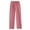 Pink, variant on Fesfesfes Dressy Pants for Women Casual Pure Cotton Drawstring Pants Comfortable Home Loose Flowy Straight Leg Trousers