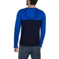 thumbnail image 3 of X RAY JEANS Mens Hooded Color Blocked Sweater, Royal Bl/Navy, M, 3 of 6