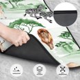 thumbnail image 3 of LAKIMCT African Animals Plants Car Mats, Neoprene Front Rear Floor Mats for Cars, Waterproof Anti-Slip Car Floor Mats Full Set, Universal(4 Pcs), 3 of 6