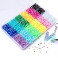 thumbnail image 3 of EIMELI 19200pcs Hotfix Rhinestones Flatback Round Crystal Glass Gems Set 12 Mixed Color for DIY Craft - 4mm, 3 of 6