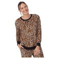 thumbnail image 5 of Secret Treasures Women's and Women's Plus 2-piece Stretch Knit Velour Top and Jogger Set, 5 of 5