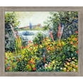thumbnail image 1 of La Pastiche Claude Monet 'Flowers at Vetheuil' Hand Painted Oil Reproduction, 1 of 5
