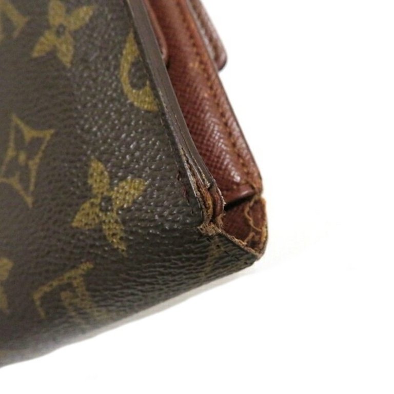 Brown Monogram Repurposed LV Passport Wallet