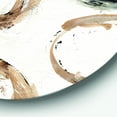 thumbnail image 3 of Designart 'Geometric Circle Natural Balance I' Geometric Metal Circle Wall Art - Disc of 36, 3 of 5