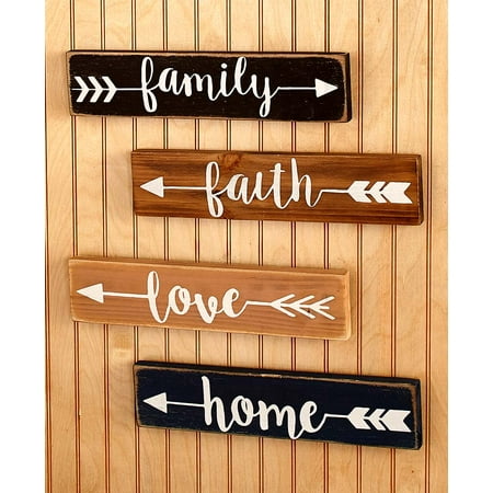 4 Wall Plaques - The Lakeside Collection Set of 4 Wall Plaques