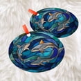 thumbnail image 3 of Ornament Window Hanging, Blue Shark Ocean Marine Life Suncatcher for Doors Window Home Stain Sun Catchers Decoration Mother's Day Birthday Gifts for Women, Men, and Mom, 2025,, 3 of 5