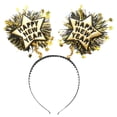 thumbnail image 3 of Diadema de año Nuevo 2023 Hugo aro decorativo estrella dorado, 3 of 9