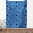 thumbnail image 4 of Ambesonne Space Fabric by the Yard Upholstery, Outer World Planet Rocket, 2 Yards, Violet Blue Pale Tan, 4 of 5