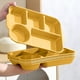 thumbnail image 4 of Yhmxh Utensilios de cocina Platos divididos, bandeja, vajilla para cenas, restaurantes, fiestas familiares y cocinas. Apto para microondas y lavavajillas. Muebles para cocina Accesorios de cocina, 4 of 6