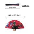 thumbnail image 4 of Speed Buggy Abanico Plegable Chino, Abanico de Mano de Poliéster Plegable, Abanicos para Baile Fiesta Hogar, Adecuado para Hogar, Oficina, Fiesta, 4 of 6