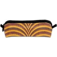 thumbnail image 1 of African Inspired Wax Print Pattern Pen Pencil Case Canvas Pen Zipper Holder Stationery Cosmetic Bags Pencil Pouch, 1 of 1