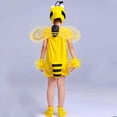 thumbnail image 6 of Tisuna Child Toddler Festival Playwear Outfits Set For Girls Boys Striped Print Short Sleeve Crew Neck Romper Set Comforable Soft Little Kids Party Performance Wear Yellow Size 9-10 Years, 6 of 9