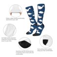 thumbnail image 3 of Rocae Cute Goose On Blue Sky for Novelty Casual compression Socks For Women Men Contrast Color Stockings, 3 of 6
