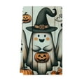 thumbnail image 2 of Ghost Pumpkin Hey Hush Halloween Decorative Hand Towel White Soft Polyester Kitchen Bathroom Farmhouse Party Towel Holiday Home Décor, 2 of 6
