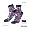 thumbnail image 6 of Fuzoiu Skull Daisy Print Adult Socks, Crew Moisture-wicking Socks, Unisex Cushion Crew Socks,Casual Sports Ankle Socks, 6 of 7