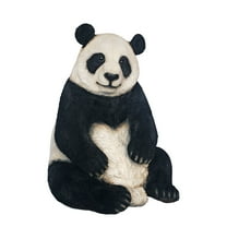 Hi-Line Gifts 18" Extra Large Sitting Panda Garden Statue