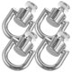thumbnail image 4 of Rivet Studs Rings D Shape Zinc Alloy Rotatable Multi-Function Backpack Purse Accessories 4Pcs, 4 of 5