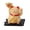 Yellow, variant on Riousery 2-Inch Solar Powered Waving Arm Lucky Cat Ornament, Welcoming Wealth Fortune Cat Decorative Figurine for Office Desk, Car Dashboard, and Home Decor - Yellow Variant