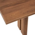thumbnail image 6 of Modway Amistad 18.5" Wood Bench with Adjustable Foot Pads in Walnut, 6 of 10