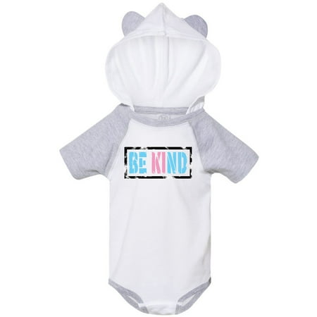 

Inktastic Be Kind Stencil in Trans Colors Gift Baby Boy or Baby Girl Bodysuit