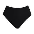 thumbnail image 4 of MNCEKFOD Womens Swim Bottoms Summer Midi Waisted Retro Basic Bikini Swim Shorts Athletic For Beach Vacation Bathing Suit Bottom Black XL, 4 of 4