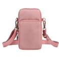 thumbnail image 4 of Bxaolu Small Sling Bag for Men and Women with 3 Pockets, Multipurpose&nbsp;Backpack Crossbody Chest Bag Casual Travel Bag for Hiking, Pink, 4 of 9
