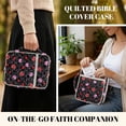 thumbnail image 5 of Yuyamidu Adorable Ladybug Bible Cover Case for Women Heart Bible Cover Bag Quilted Bible Carrying Case Study Supplies Accessories Christian Gifts for Women, 5 of 8