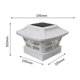 thumbnail image 2 of Luz Al Aire Libre Solar Post Cap Lámpara LED Impermeable Exterior Cubierta Luz Jardín Decoración (Blanco), 2 of 3