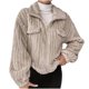 thumbnail image 2 of Chaquetas y abrigos casuales con capucha de manga larga para mujer, cárdigan de manga larga liso para otoño e invierno, abrigo de moda, tops de poliéster para mujer, 2 of 7