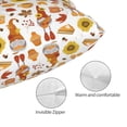 thumbnail image 5 of Disketp Pillow Covers Gnomes Autumn Harvest Pattern Throw Pillow Case Cushion Covers,Cushion For Bedroom,Couch,Home-20"X30", 5 of 8