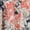 Ivory Graphic Floral, variant on Avenue Women's Plus Size Knit Gauze Cascade Dress