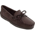 thumbnail image 3 of Minnetonka Women's Moosehide Classic Slip-On,Chocolate,6 M US, 3 of 6