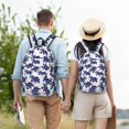 thumbnail image 4 of Balery Boho elephant Mochila Clásica Impresa Básica para Viaje, Mochila Escolar Resistente al Agua, Mochila de Lona con Correas Ajustables-Medium, 4 of 5