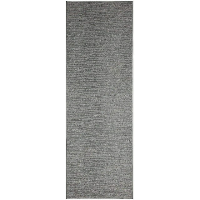 Furnish My Place Easy Fit Rug - 2 ft. x 38 ft., Light Grey, Custom Floor Rug for Living Rooms, Bedrooms, Hallways