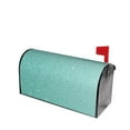 thumbnail image 2 of Bingfone Teal Turquoise Glitter Magnetic Mailbox Cover Standard Size for Garden Yard Outdoor Decorations-25.5x21 in, 2 of 7