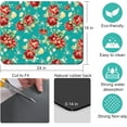 thumbnail image 5 of Coffee Bar Mat Rubber Dish Drying Mat For Kitchen Counter Coffee Mat for Home Bar Gift Kitchen Mat Coffee Bar Accessories Decorative Coffee Shop Chocolate Dish Drying Pad 16x18in, 5 of 7