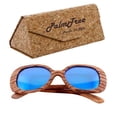 thumbnail image 1 of Lentes para Sol PalmTree Amazonian Polarized Blue Polarizado+UV400 Madera Polipropileno Bambú teñido de Negro, 1 of 1