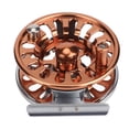 thumbnail image 3 of Moulinets à Mouches, Roue de Pêche en Alliage d'Aluminium CNC avec Fonction de Freinage et Sac de Rangement pour Attraper de Gros Poissons, 3 of 8